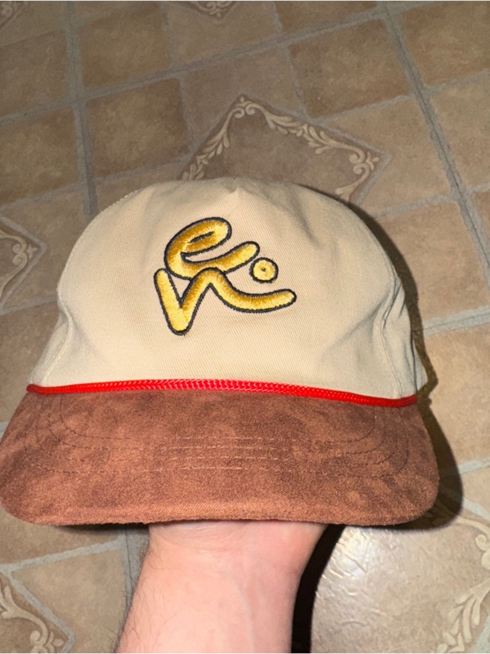 Estudio Niksen Signature Contrast Baseball Cap - Tan/Brown